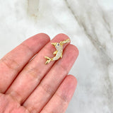 Dije Delfin 2.15gr / 2.8cm / Circones Blancos Celeste Oro Amarillo