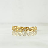 Anillo Espiral 1.6gr / T8 / Circones Blancos Oro Amarillo ©