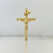 Dije Cruz Cristo 3gr / 5.8cm / Baston Atornillado Oro Amarillo