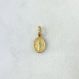 Dije Virgen Milagrosa 0.55gr / 1.5cm / Oro Amarillo