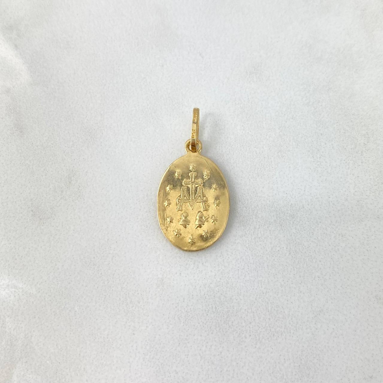 Dije Virgen Milagrosa 2.05gr / 2.7cm / Oro Amarillo *