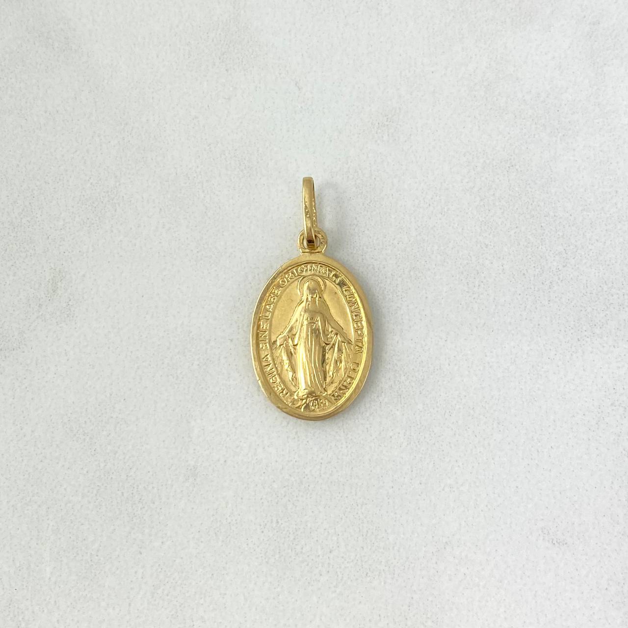 Dije Virgen Milagrosa 2.05gr / 2.7cm / Oro Amarillo *