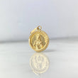 Dije Sagrado Corazón de Jesus 1.35gr / 2.4cm / Troquelado Oro Amarillo