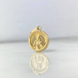 Dije Sagrado Corazón de Jesus 1.3gr / 2.4cm / Troquelado Oro Amarillo