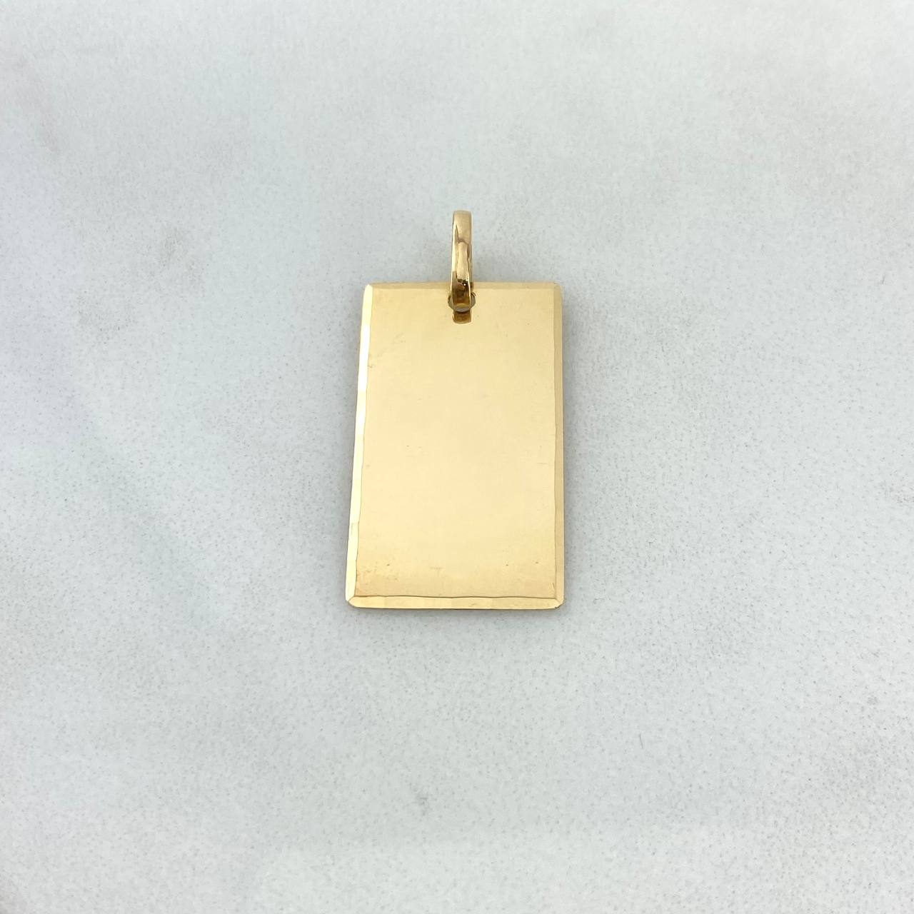 Dije Placa Rectangular 2.5gr / 3.2cm / 36mm*15mm Oro Amarillo