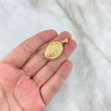 Dije Virgen Guadalupe 1.9gr / 3.4cm / Troquelada Oro Amarillo