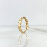 Anillo Corazones 1.55gr / T7 / Oro Amarillo *