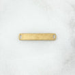 Herraje Placa Rectangular 0.35gr / 2.2cm / Oro Amarillo