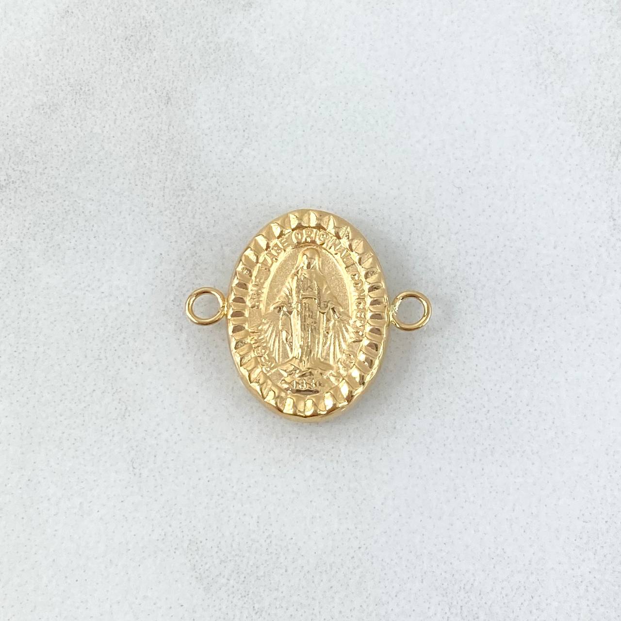 Herraje Virgen Milagrosa 0.95gr / 1.8cm / Oro Amarillo