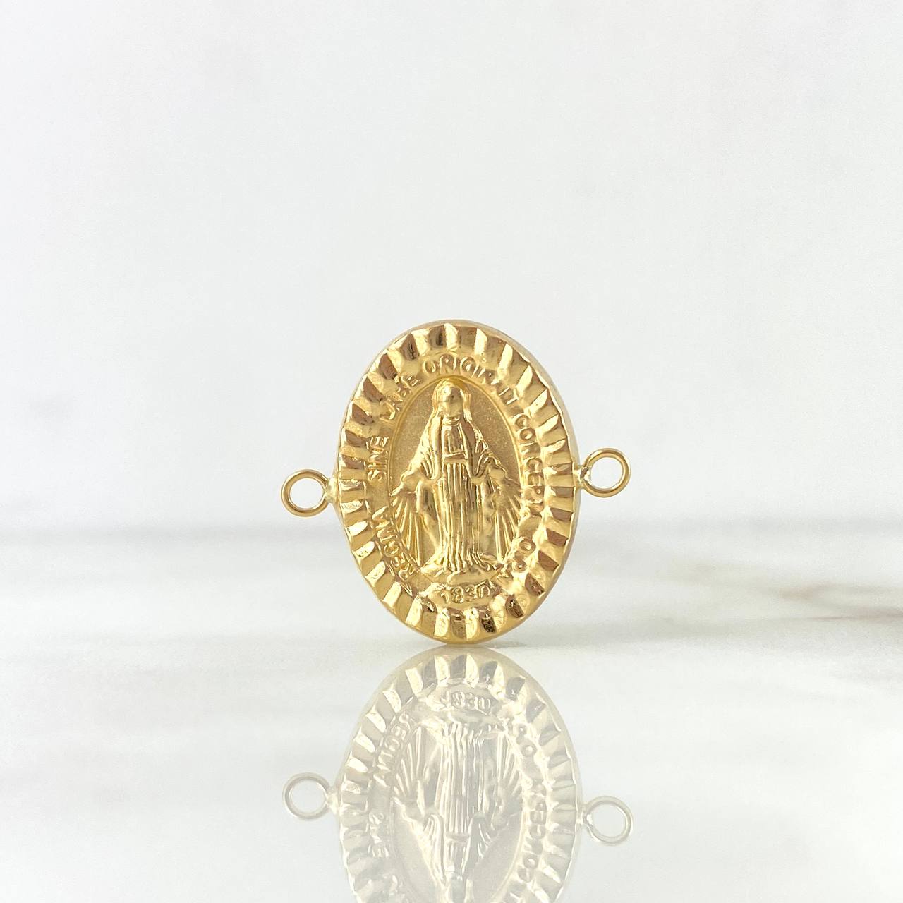 Herraje Virgen Milagrosa 1.65gr / 2.1cm / Oro Amarillo