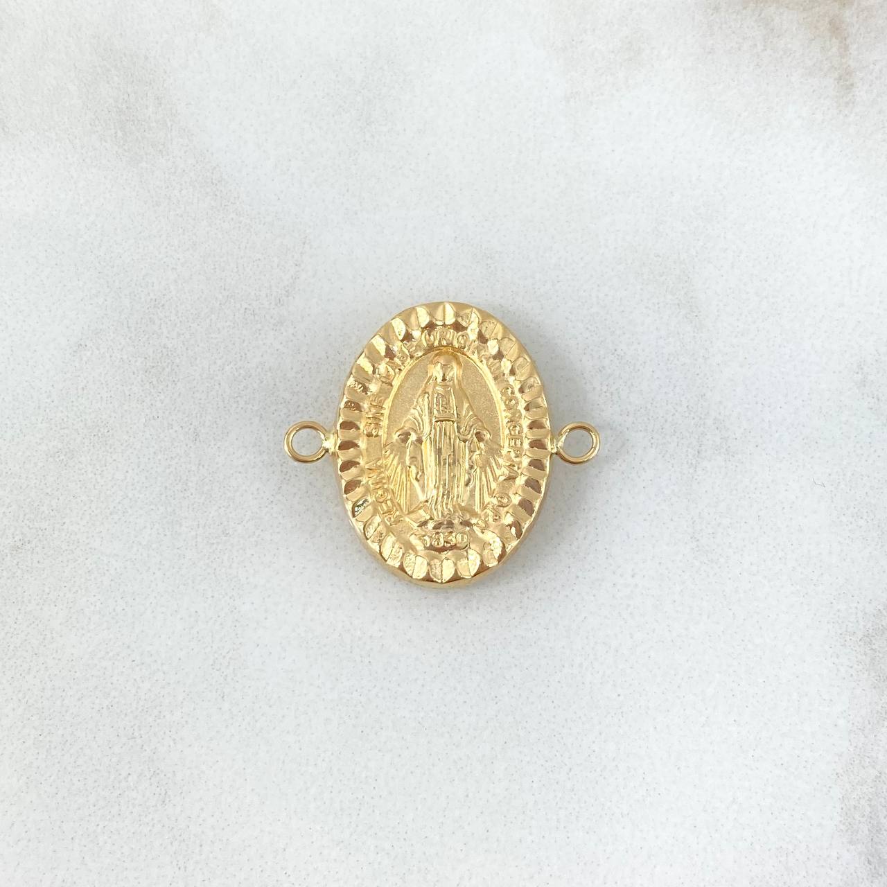 Herraje Virgen Milagrosa 1.65gr / 2.1cm / Oro Amarillo