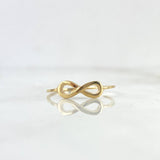 Anillo Infinito 1.05gr / T6 1/2 / Oro Amarillo ©