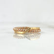 Anillo Trenzas 3.8gr / T6 1/4 / Tres Oros