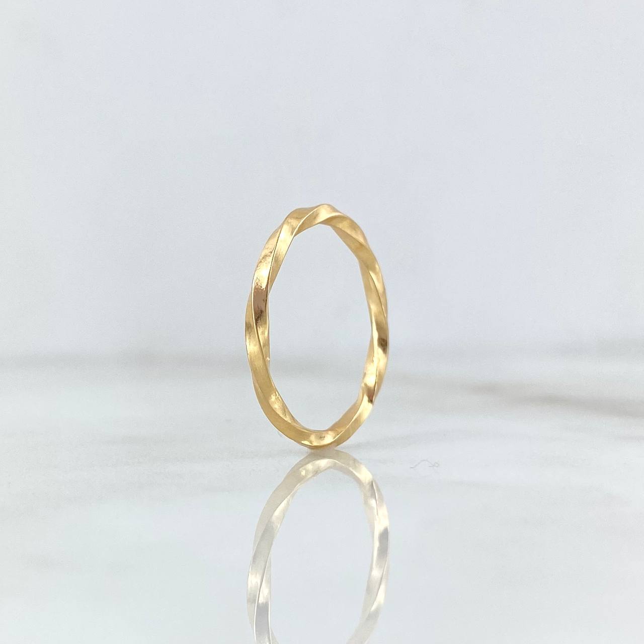 Anillo Entorchado 1.45gr / T5 1/2 / Oro Amarillo