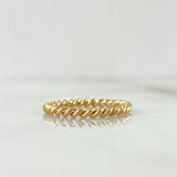 Anillo Trenzado 2.35gr / T6 3/4 / Oro Amarillo