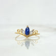 Anillo Tiara Corazones 1.2gr / T6 / Circones Blancos Azul Oro Amarillo *