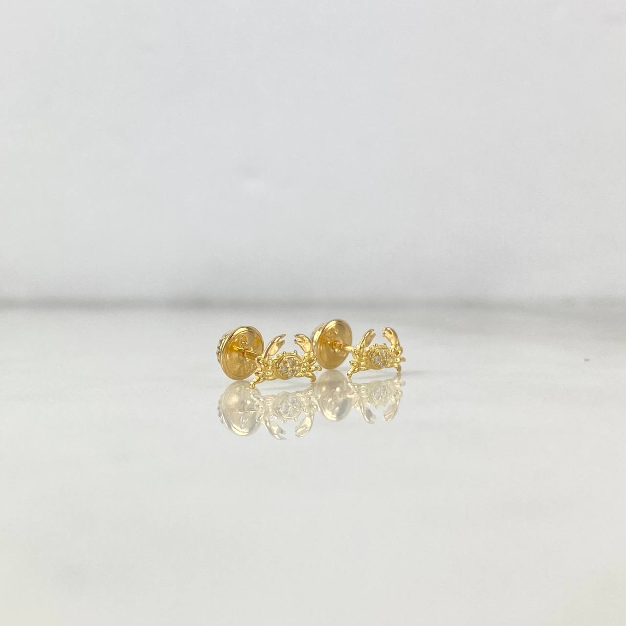 Topos Cangrejo 0.8gr / Circones Blancos Oro Amarillo