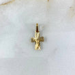 Dije Cristo 0.6gr / 1.9cm / Diamantado Oro Amarillo