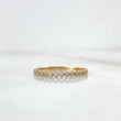 Anillo Churumbela 1.2gr / T6 1/4 / Circones Blancos Oro Amarillo ©