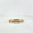 Anillo Churumbela Circulos 2gr / T6 1/2 / Circones Colores Oro Amarillo