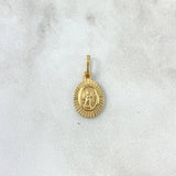 Dije Divino Niño 0.8gr / 1.8cm / Diamantada Oro Amarillo