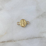 Herraje Virgen Milagrosa 0.4gr / 1.4cm / Oro Amarillo (Oferta) *