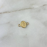 Herraje Virgen Milagrosa 0.4gr / 1.4cm / Oro Amarillo (Oferta) *