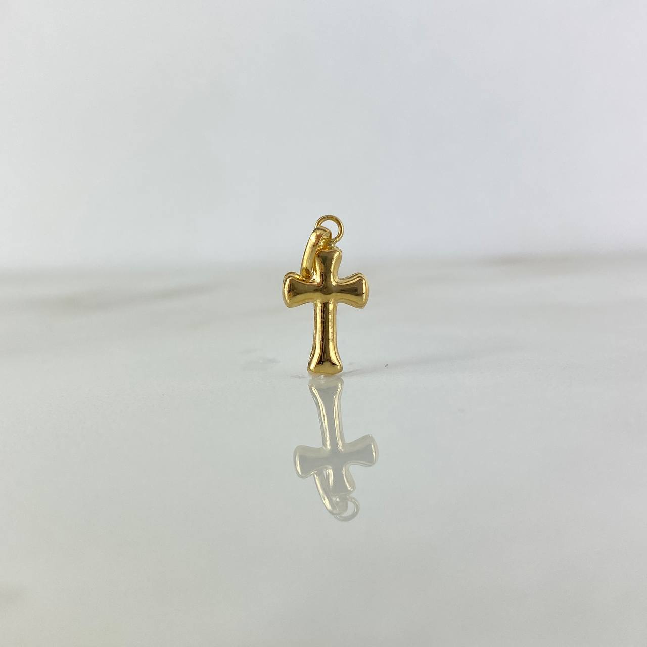 Dije Cruz 0.45gr / 2cm / Lisa  Oro Amarillo