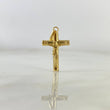 Dije Cruz Cristo 1gr / 3cm / Barra Lisa Oro Amarillo