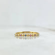 Anillo Esferas 1.25gr / T8 / Circones de Colores Oro Amarillo