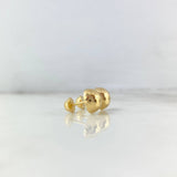 Topos Media Bola 1.25gr / 1cm / Lisa Oro Amarillo 18K *