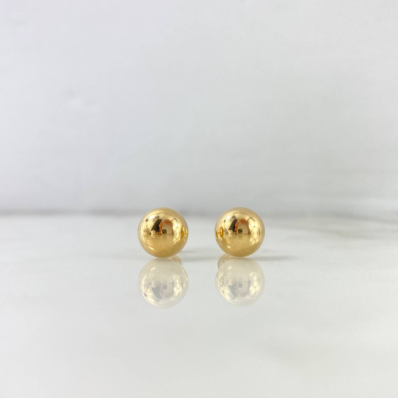 Topos Media Bola 9mm / 0.9gr Lisa Oro Amarillo