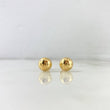 Topos Media Bola 0.9gr / 9mm Lisa Oro Amarillo