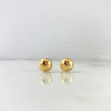 Topos Media Bola 0.9gr / 9mm Lisa Oro Amarillo