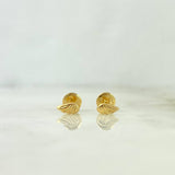 Topos Alas 0.45gr / 6mm Oro Amarillo 18K *