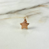 Dije Estrella 0.5gr / 2cm / Oro Rosa