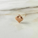 Dije Corazón 0.5gr / 1.7cm / Oro Rosa