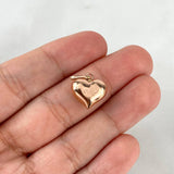 Dije Corazón 0.45gr / 1.7cm / Oro RosaႣ