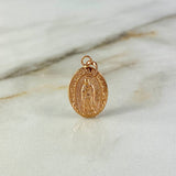 Dije Virgen Guadalupe 0.95gr / 2.8cm / Oro RosaႣ