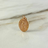 Dije Virgen Guadalupe 0.4gr / 1.5cm / Troquelado Oro Rosa &