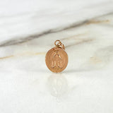 Dije Virgen Milagrosa 0.55gr / 2.2cm / Oro Rosa