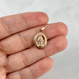 Dije Virgen Milagrosa 0.55gr / 2.2cm / Oro Rosa