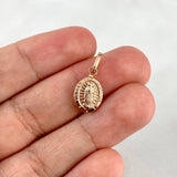 Dije Virgen Guadalupe 0.4gr / 1.8cm / Oro Rosa