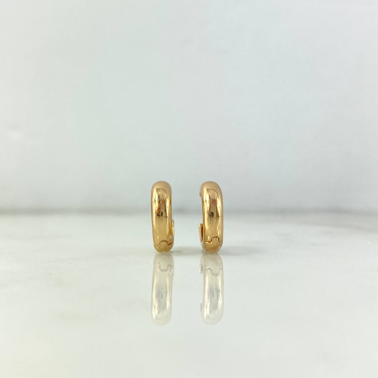 Candongas Lia 2.45gr / 1.3cm / Lisas Oro Amarillo