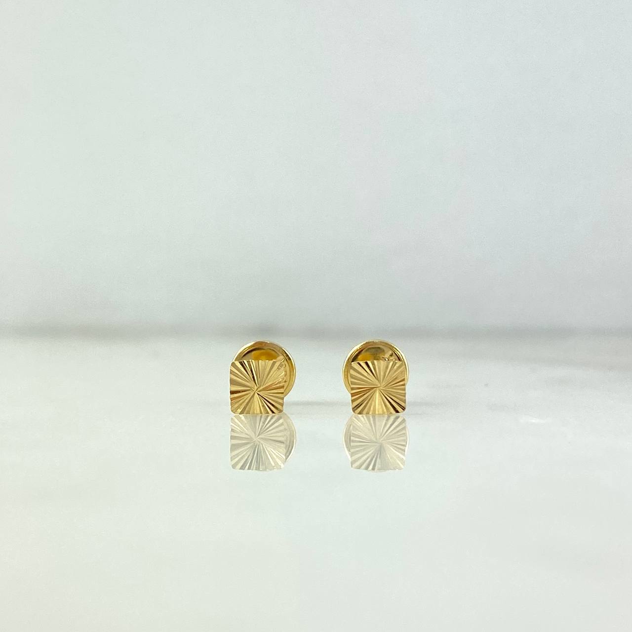 Topos Cuadrado 0.5gr / Diamantado Oro Amarillo ©