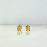 Topos Cuadrado 0.5gr / Diamantado Oro Amarillo ©