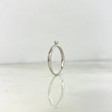 Anillo Solitario Garras Curvas 1.2gr / T6 1/4 / Circon Blanco Oro Blanco