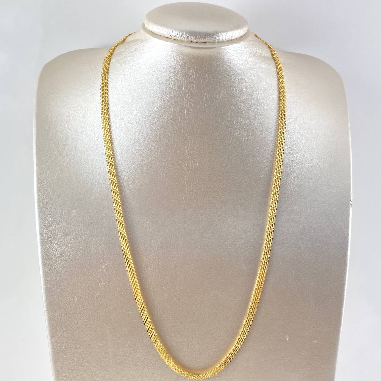 Cadena China 15.4gr / 60cm / 4.3mm Oro Amarillo +0 18K