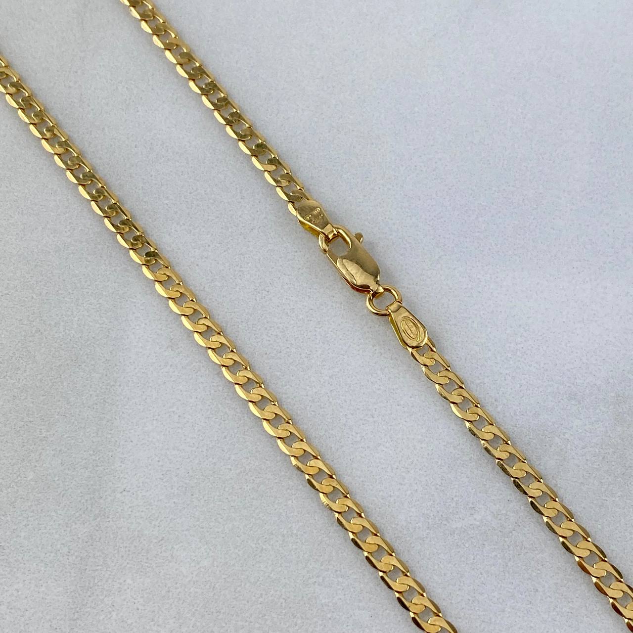 Cadena Panzer 9.4gr / 60cm / 3mm Oro Amarillo +1