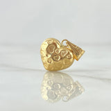 Dije Corazon Relive Multiple 0.8gr / 1.6cm / Mate Liso Oro Amarillo 18K *